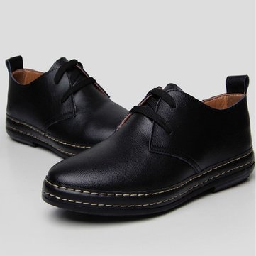 Mens Les appartements de la mode richelieus tenue décontractée chaussures en cuir PU& 